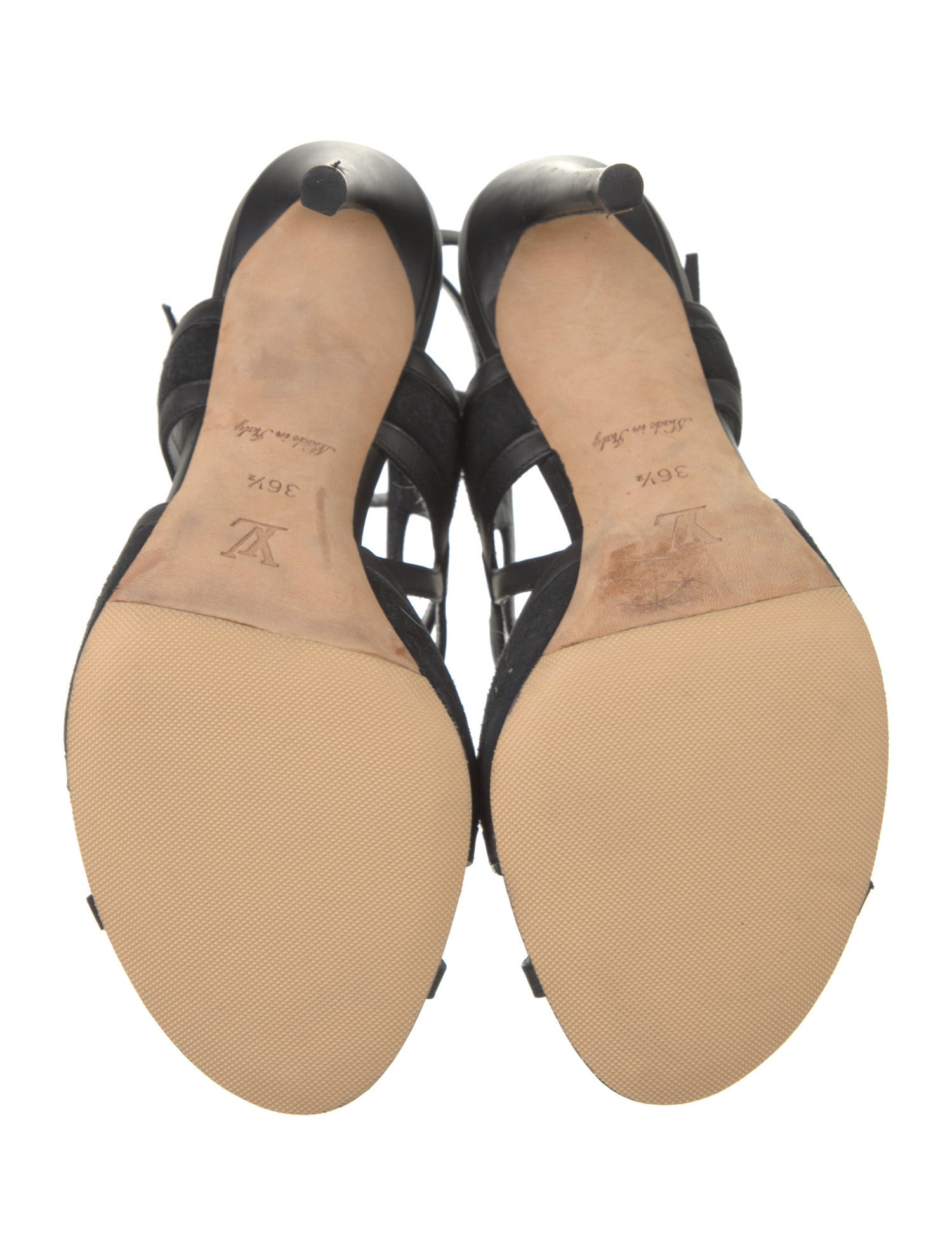 Louis Vuitton LV Monogram Suede Sandals