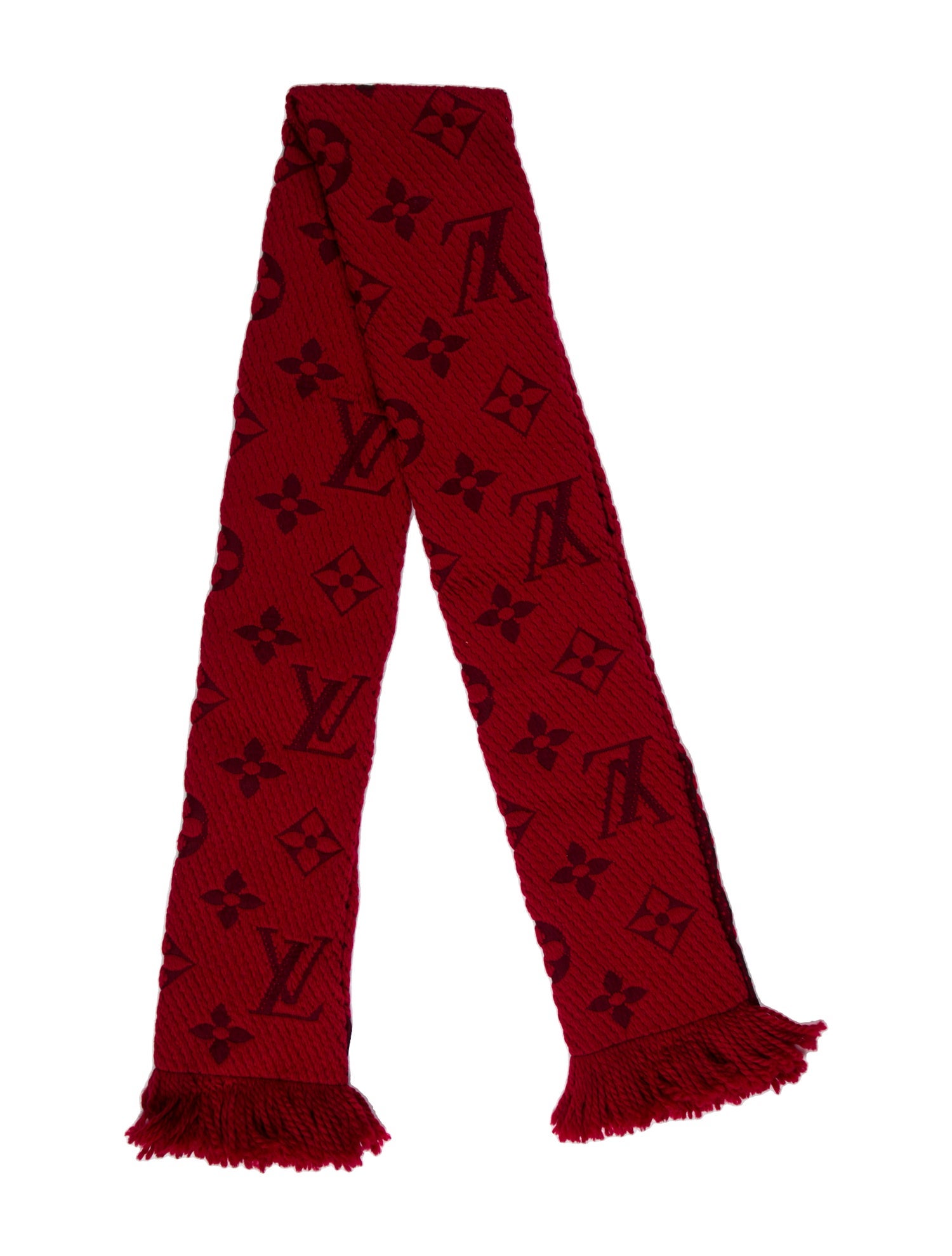 Louis Vuitton Logomania Wool Scarf