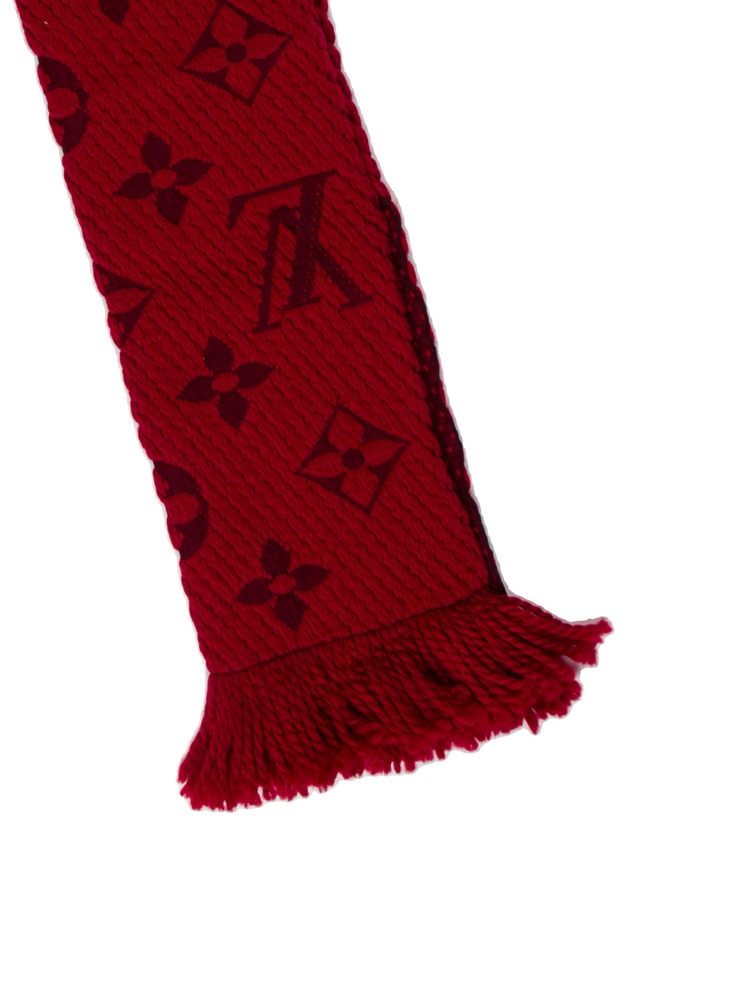 Louis Vuitton Logomania Wool Scarf