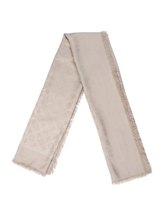 Louis Vuitton Silk LV Monogram Shawl