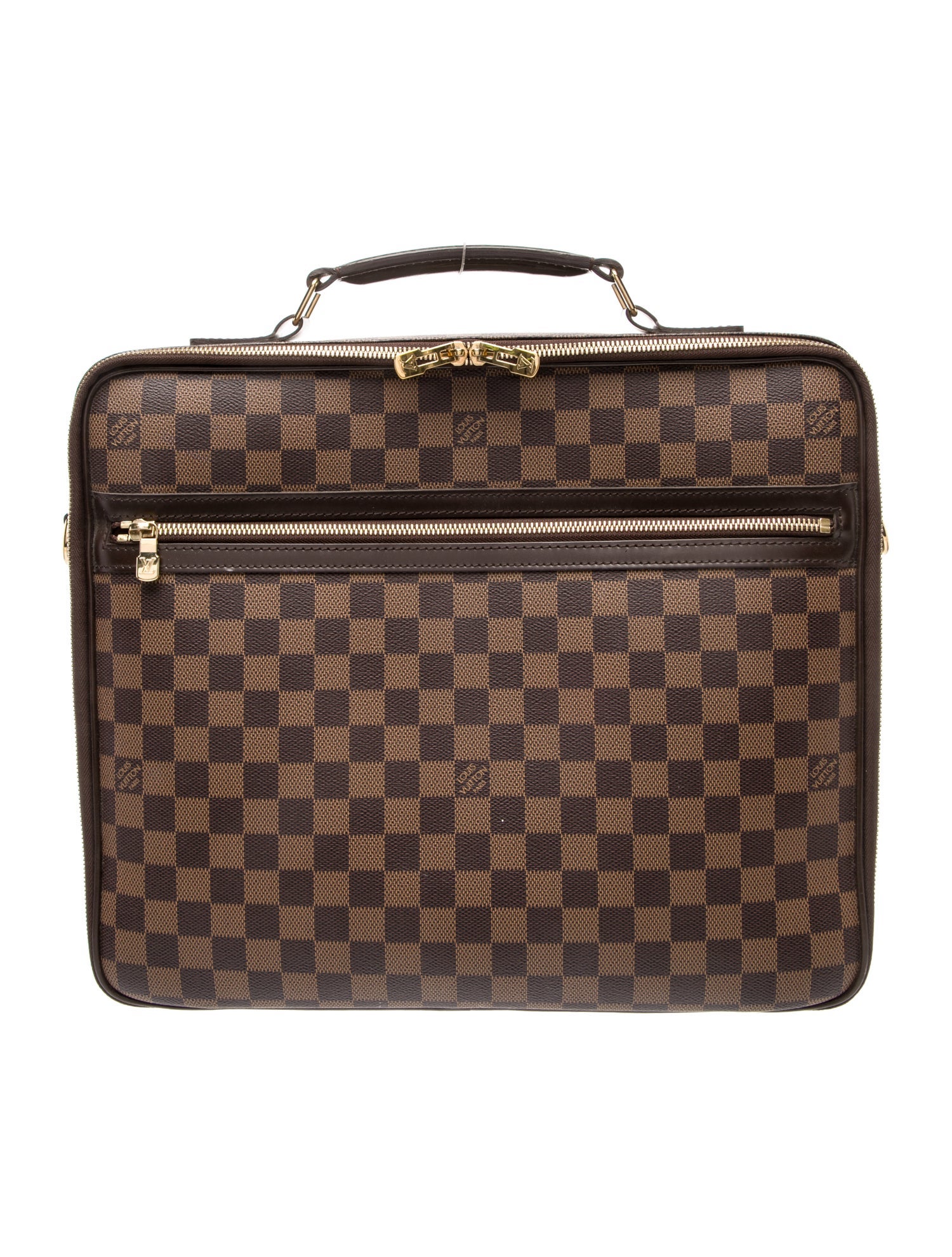 Louis Vuitton Damier Ebene Sabana Laptop Bag Vintage