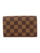 Louis Vuitton Damier Ebene Pattern Coated Canvas Porte Trésor International Wallet
