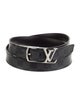 Louis Vuitton LV Initiales Belt Damier Graphite Pattern Waist Belt