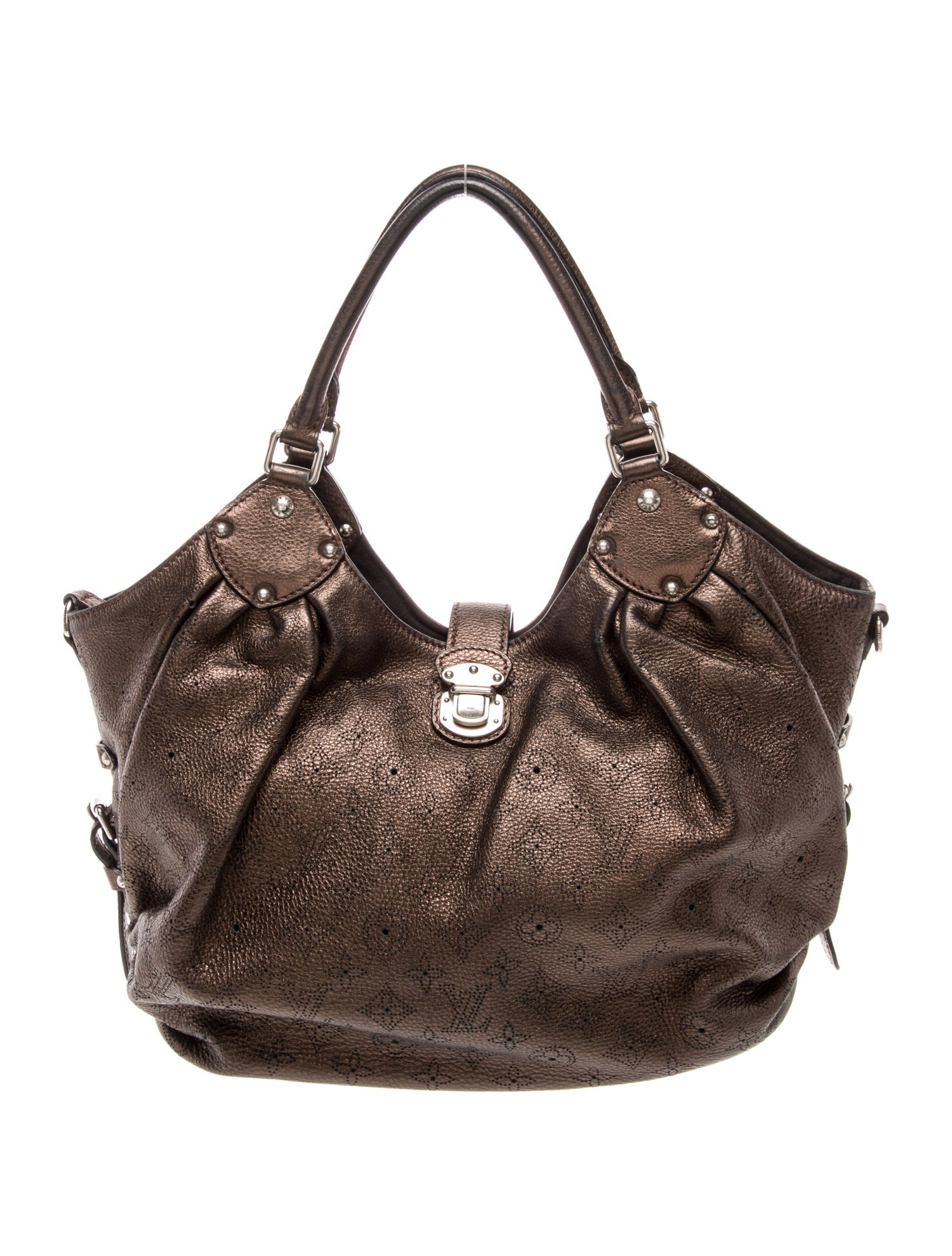 Louis Vuitton LV Monogram Mahina Hobo L