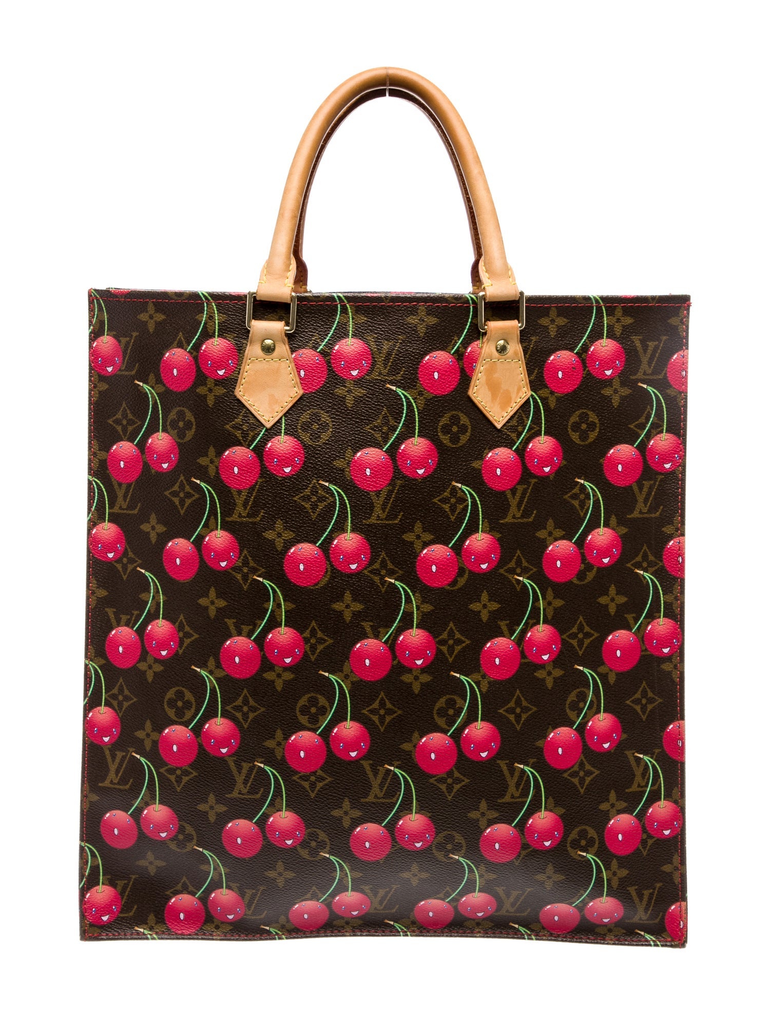 Louis Vuitton Monogram Cerises Sac Plat Vintage