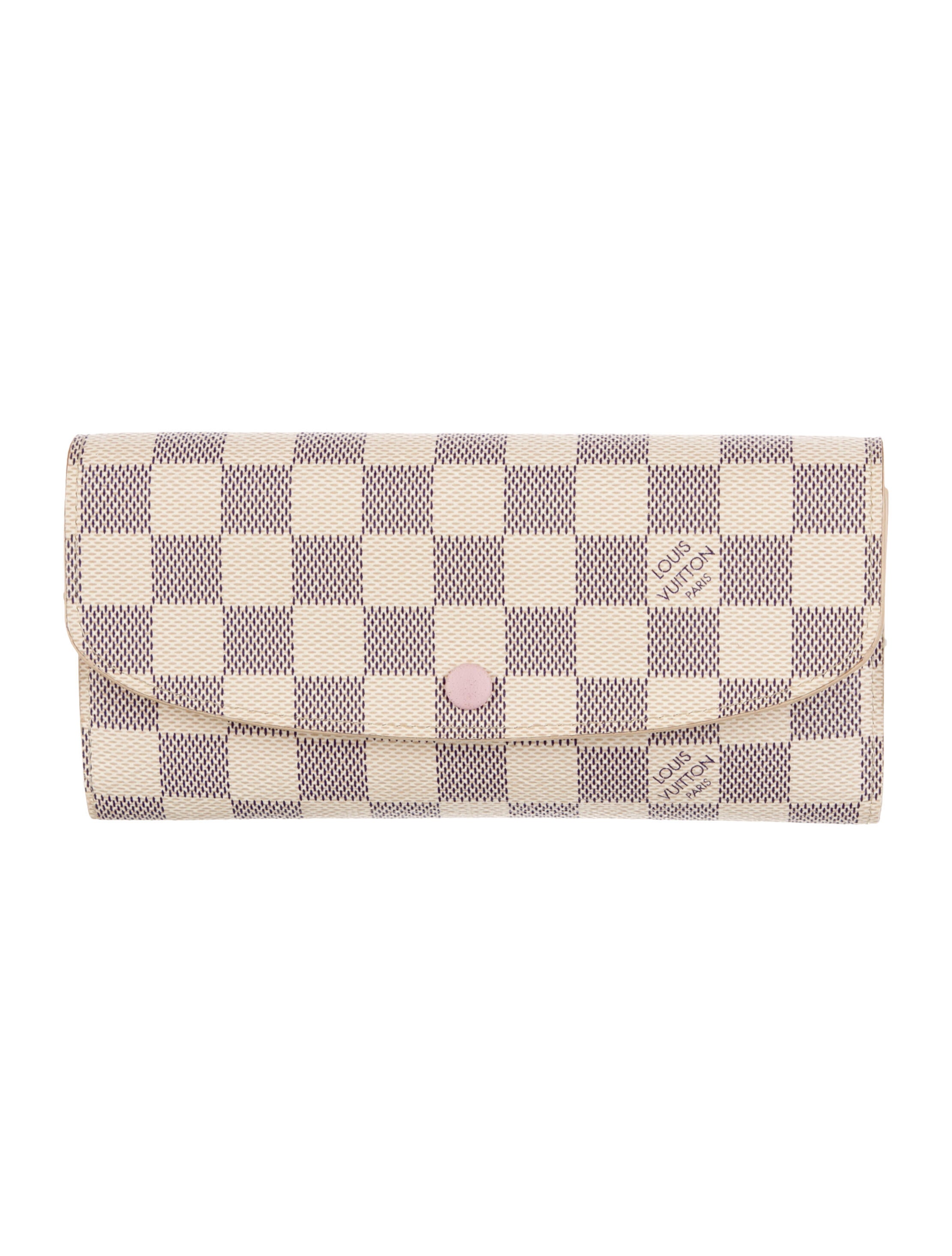 Louis Vuitton 2019 Damier Azur Pattern Emilie Wallet