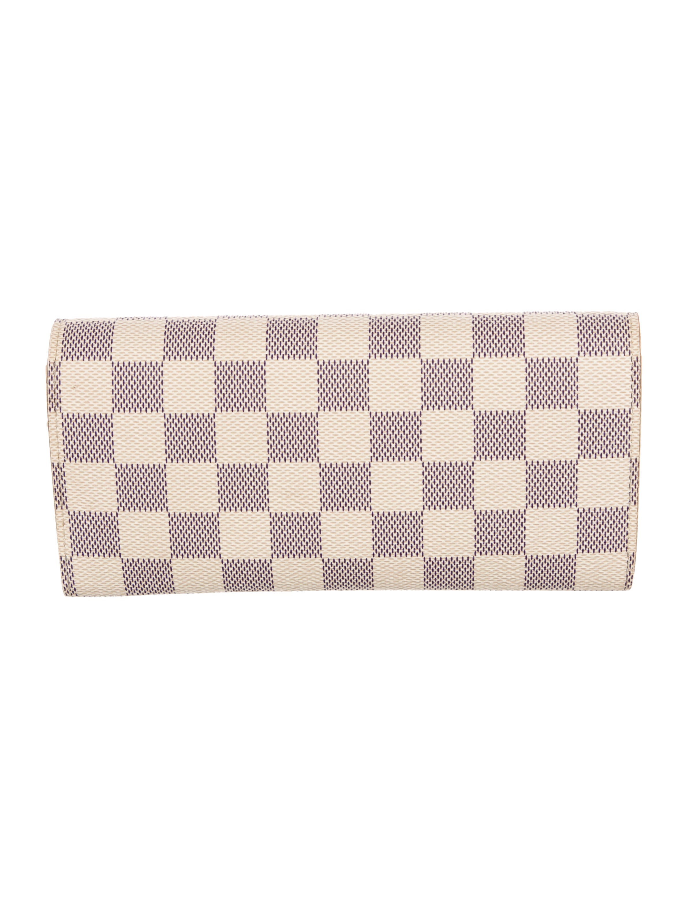 Louis Vuitton 2019 Damier Azur Pattern Emilie Wallet