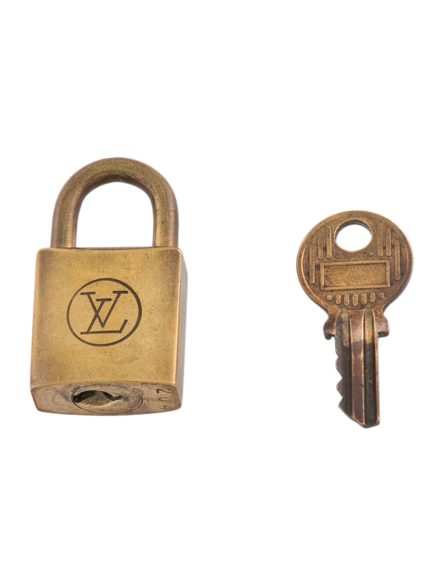 Louis Vuitton Vintage Lock & Key Set
