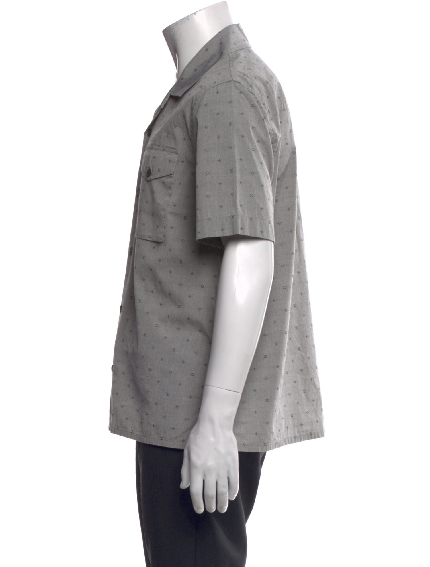 Louis Vuitton 2015 Monogram Pattern Shirt