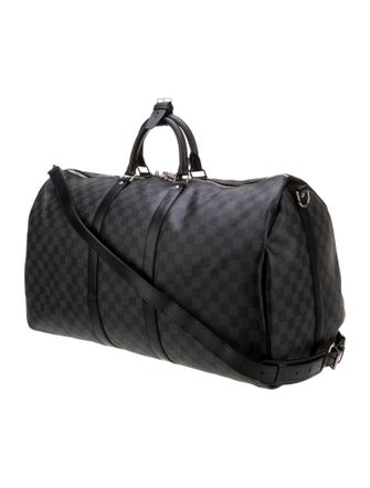 Louis Vuitton Damier Graphite Keepall Bandouliere 55