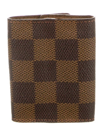 Louis Vuitton Damier Ebene Pattern Coated Canvas Key Holder