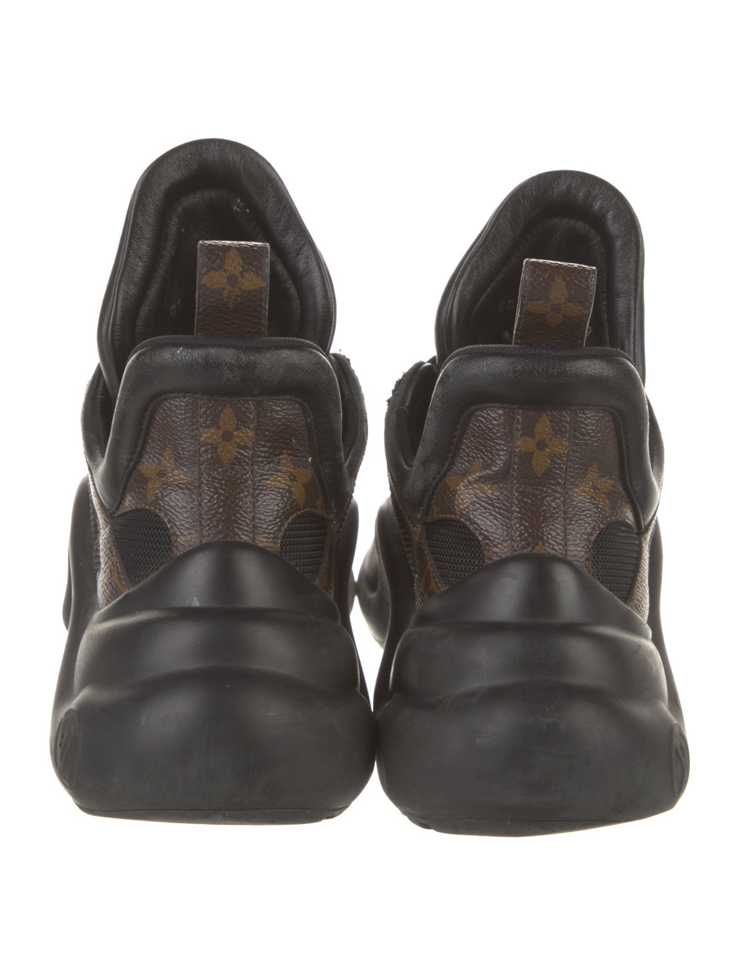 Louis Vuitton LV Monogram Leather Chunky Sneakers