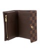 Louis Vuitton Damier Ebene Pattern Coated Canvas Alexandra Wallet