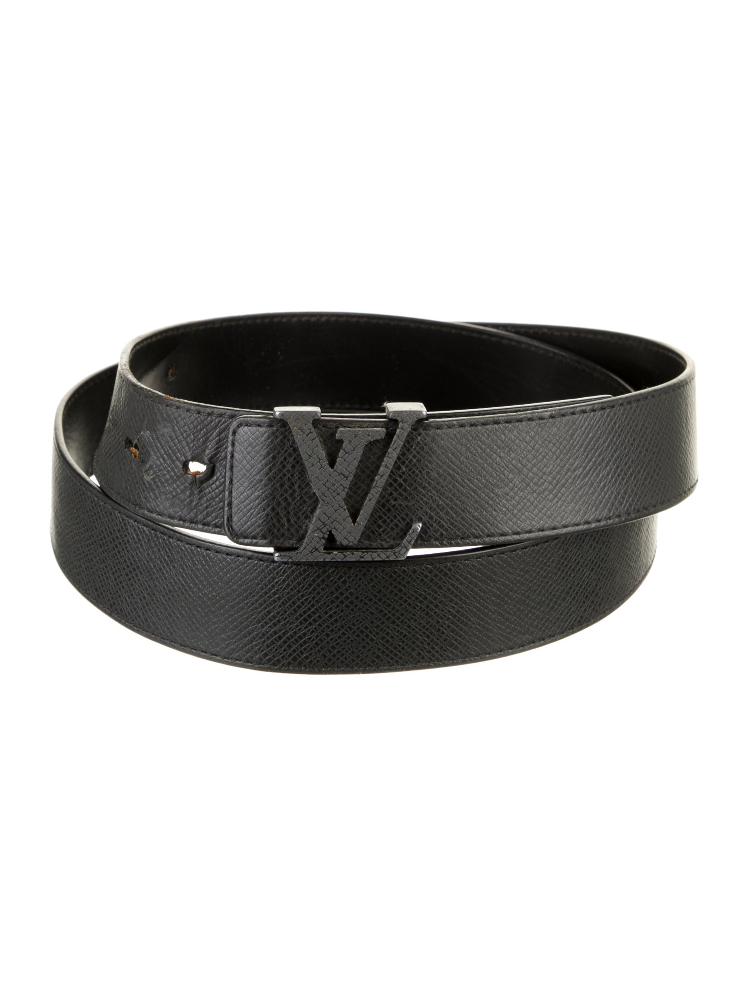 Louis Vuitton Taïga LV Initiales 35MM Taiga Leather Belt Kit