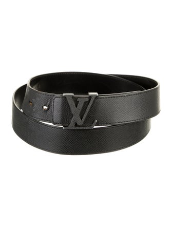 Louis Vuitton Taïga LV Initiales 35MM Taiga Leather Belt Kit