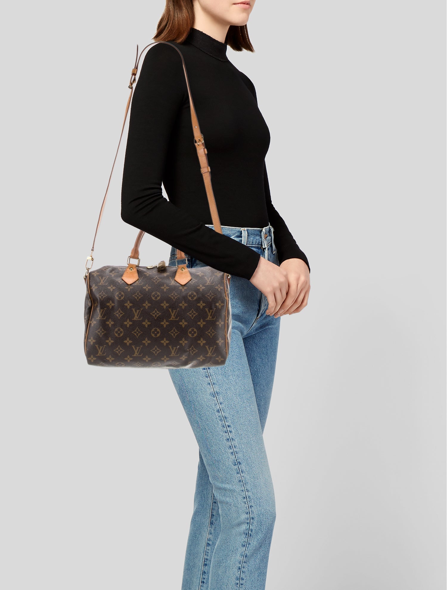 Louis Vuitton LV Monogram Speedy Bandouliere 30