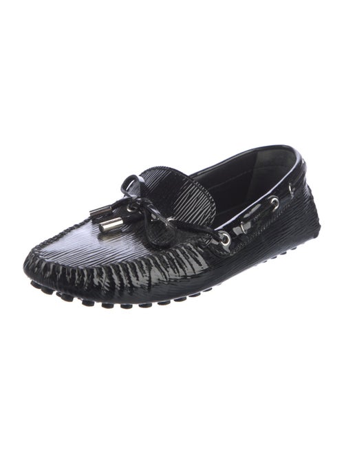 Louis Vuitton Patent Leather Bow Accents Drivers