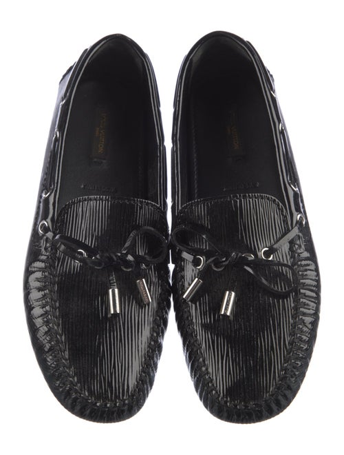 Louis Vuitton Patent Leather Bow Accents Drivers