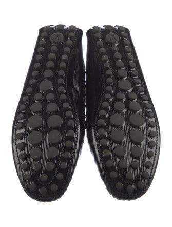 Louis Vuitton Patent Leather Bow Accents Drivers