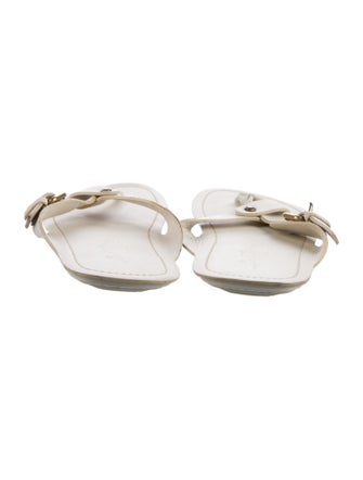 Louis Vuitton Leather Slides