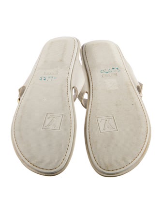 Louis Vuitton Leather Slides