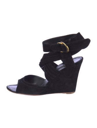 Louis Vuitton Suede Sandals