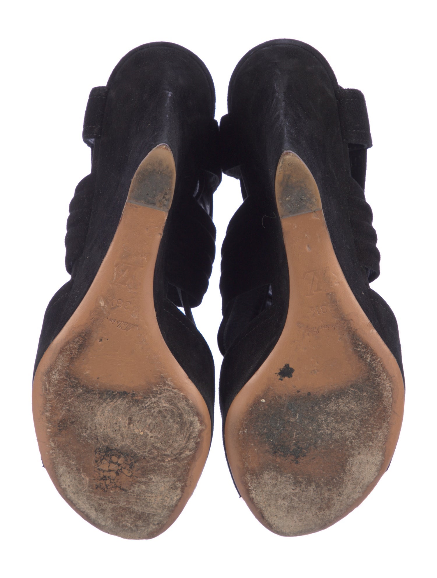 Louis Vuitton Suede Sandals