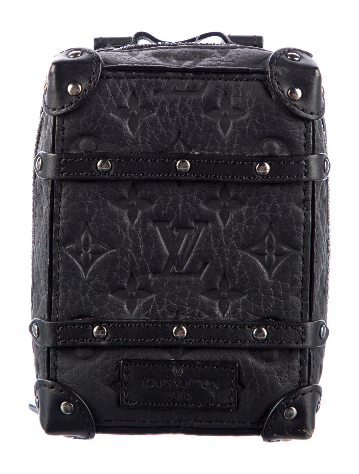 Louis Vuitton Monogram Taurillon Soft Trunk Bag Charm & Key Holder