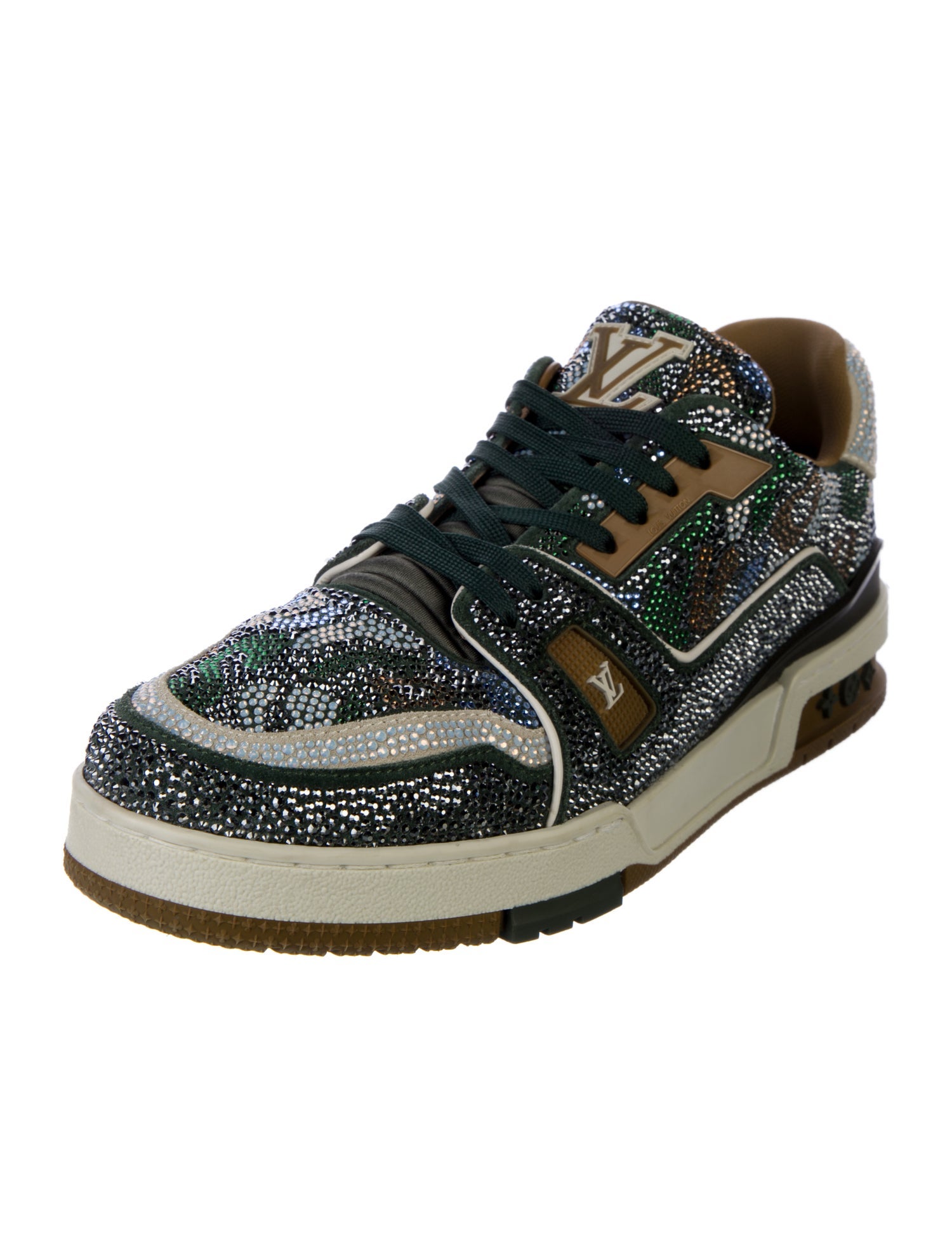 Louis Vuitton LV Monogram Crystal Sneakers