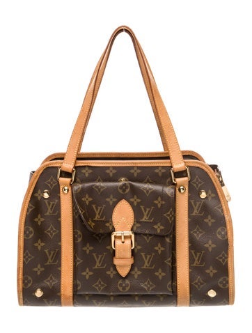 Louis Vuitton Pet Accessories Monogram Sac Baxter PM Dog Carrier