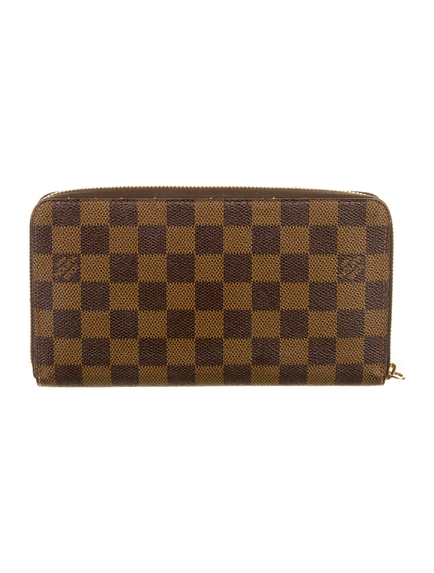 Louis Vuitton 2014 Damier Ebene Pattern Zippy Organizer Wallet