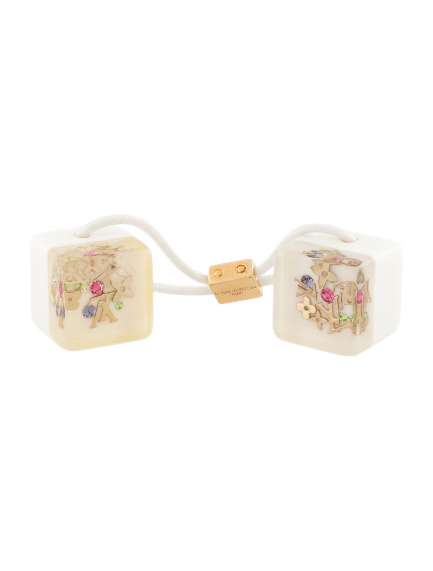 Louis Vuitton Monogram Inclusion Hair Cubes