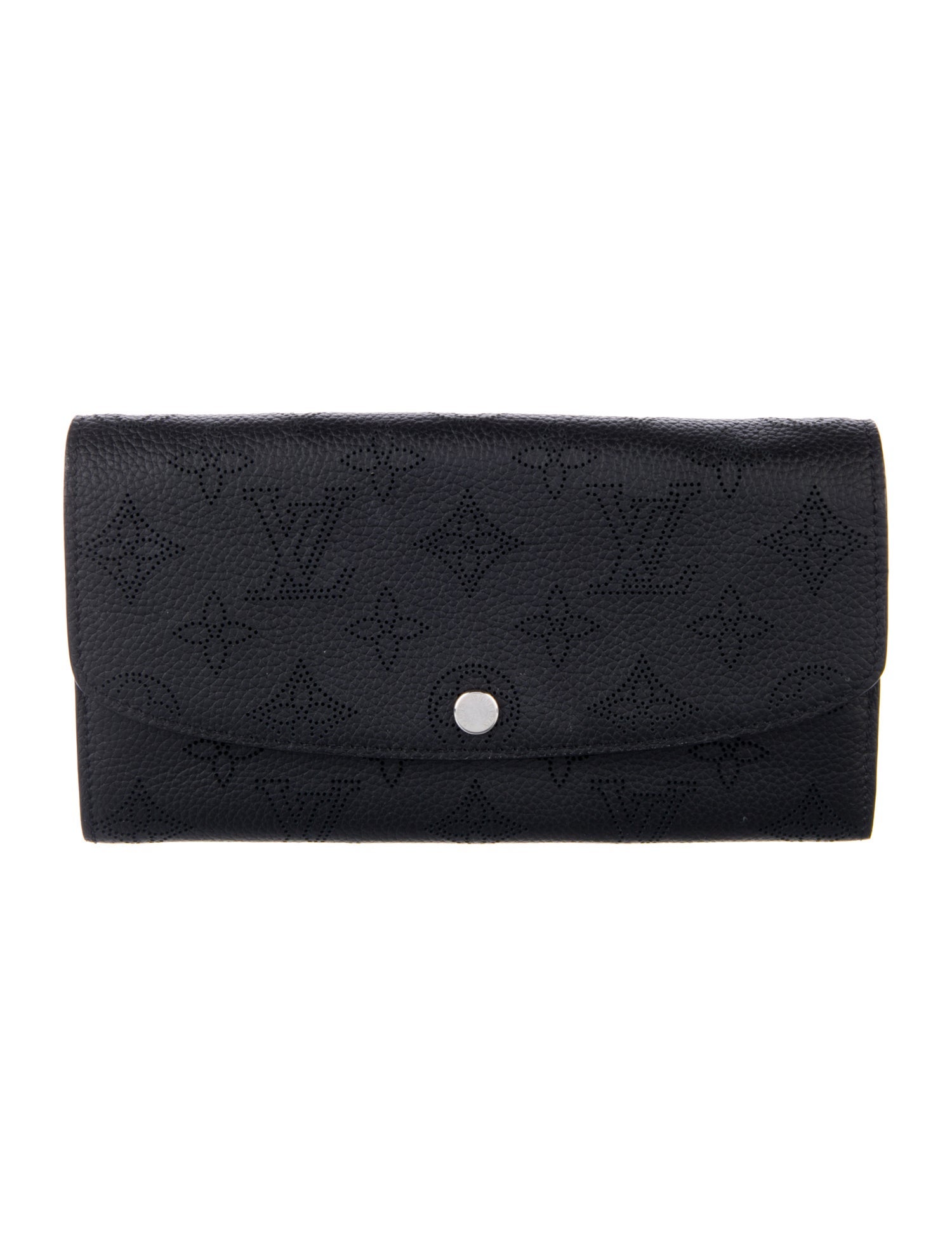 Louis Vuitton LV Monogram Mahina Leather Iris Wallet