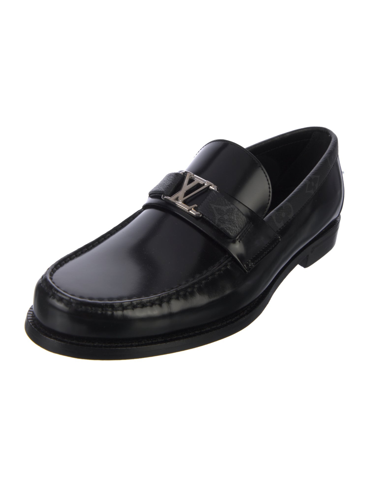 Louis Vuitton LV Monogram Leather Dress Loafers