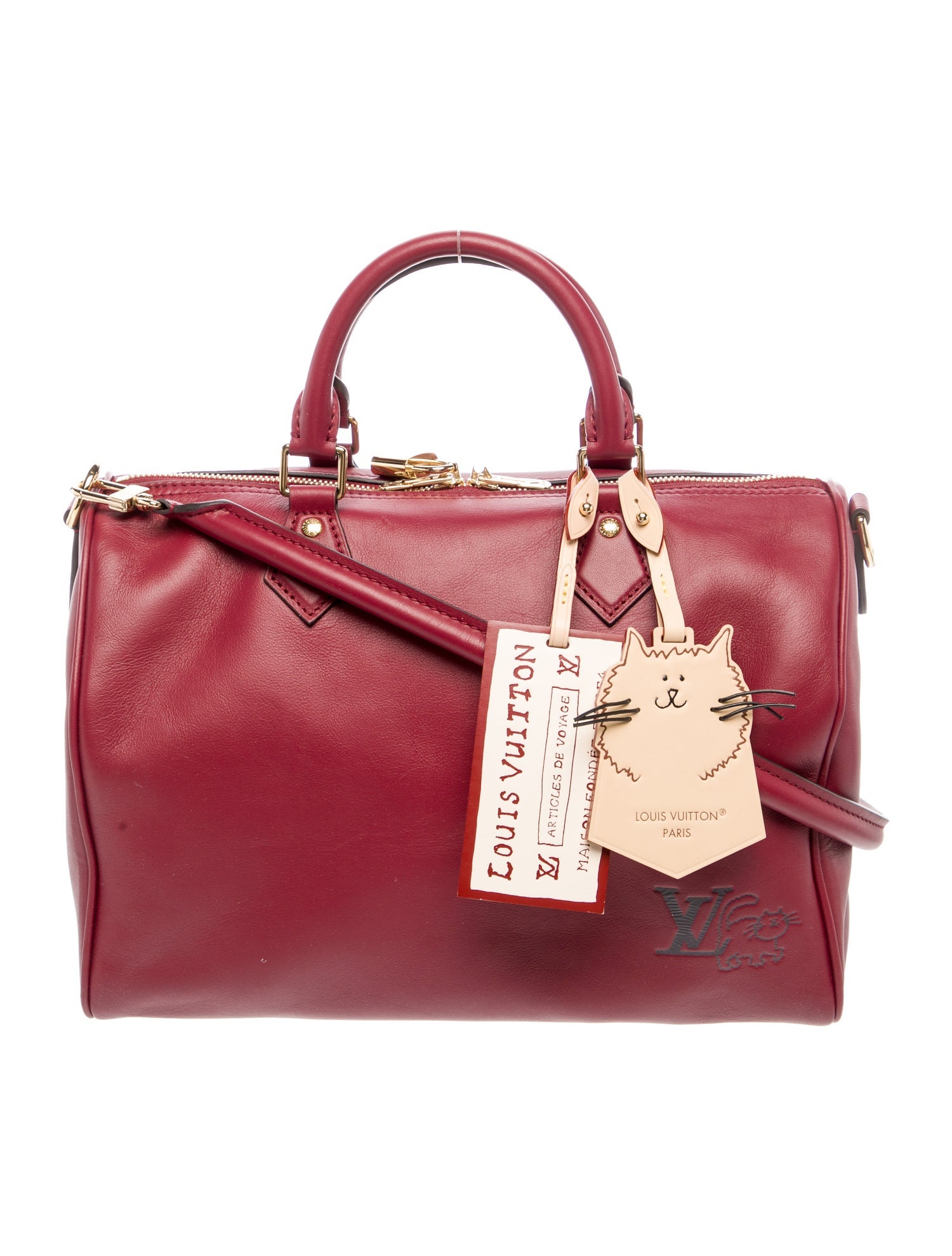 Louis Vuitton Leather Speedy Soft x Grace Coddington 30 2025