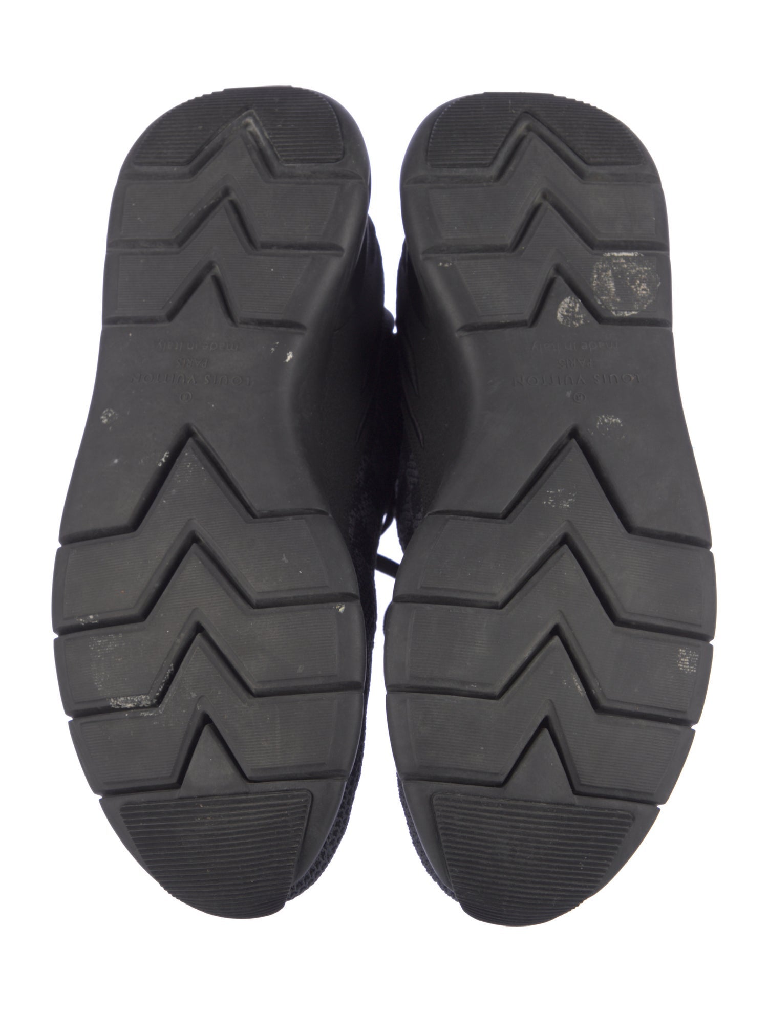 Louis Vuitton Plaid Print Sneakers