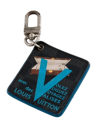 Louis Vuitton Damier Graphite Illustre Keychain