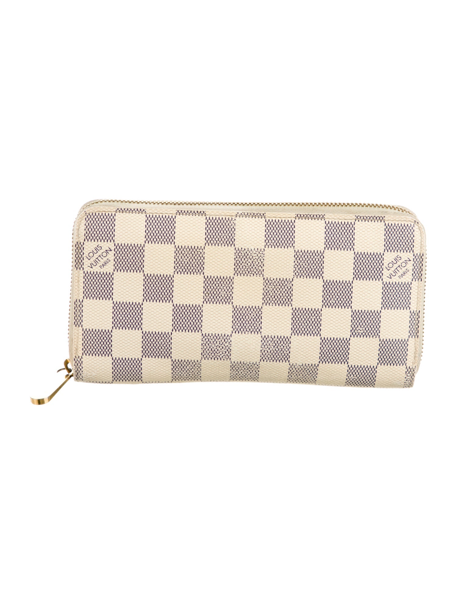 Louis Vuitton 2012 Damier Azur Pattern Zippy Wallet