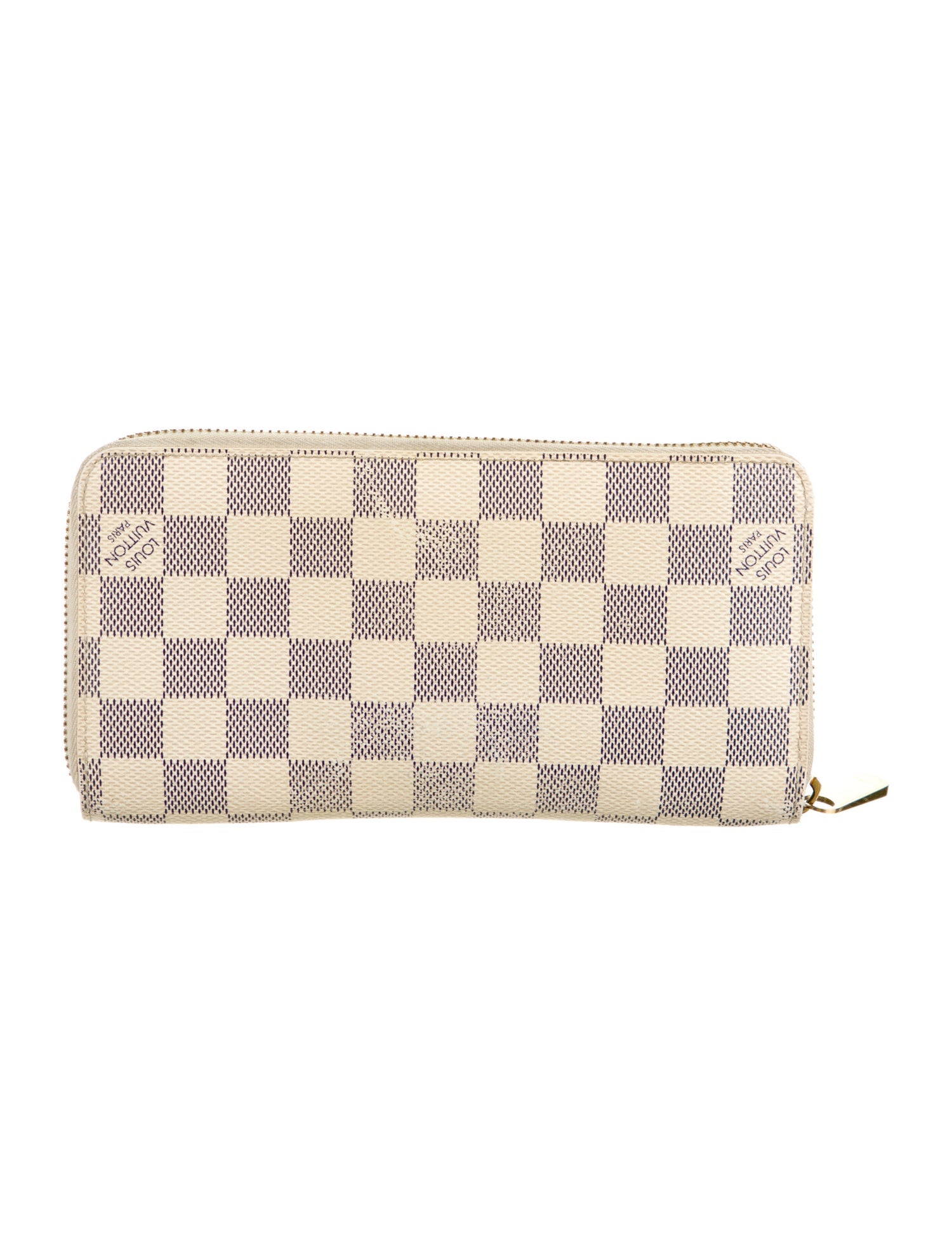 Louis Vuitton 2012 Damier Azur Pattern Zippy Wallet