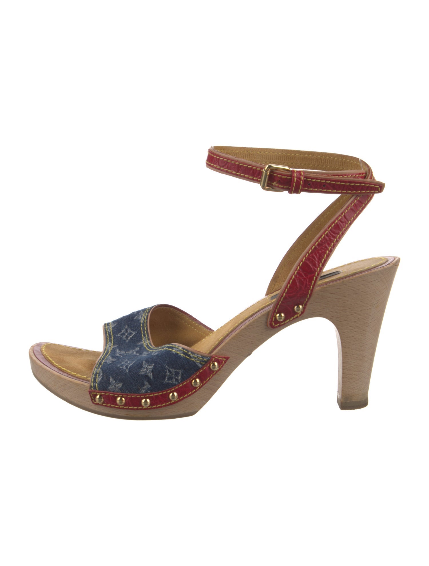 Louis Vuitton LV Monogram Denim Sandals