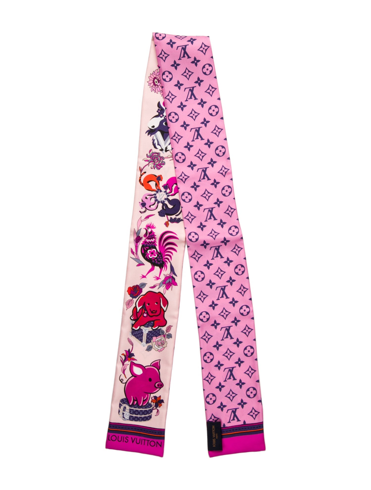 Louis Vuitton Superstition Bandeau Silk Scarf w/ Tags