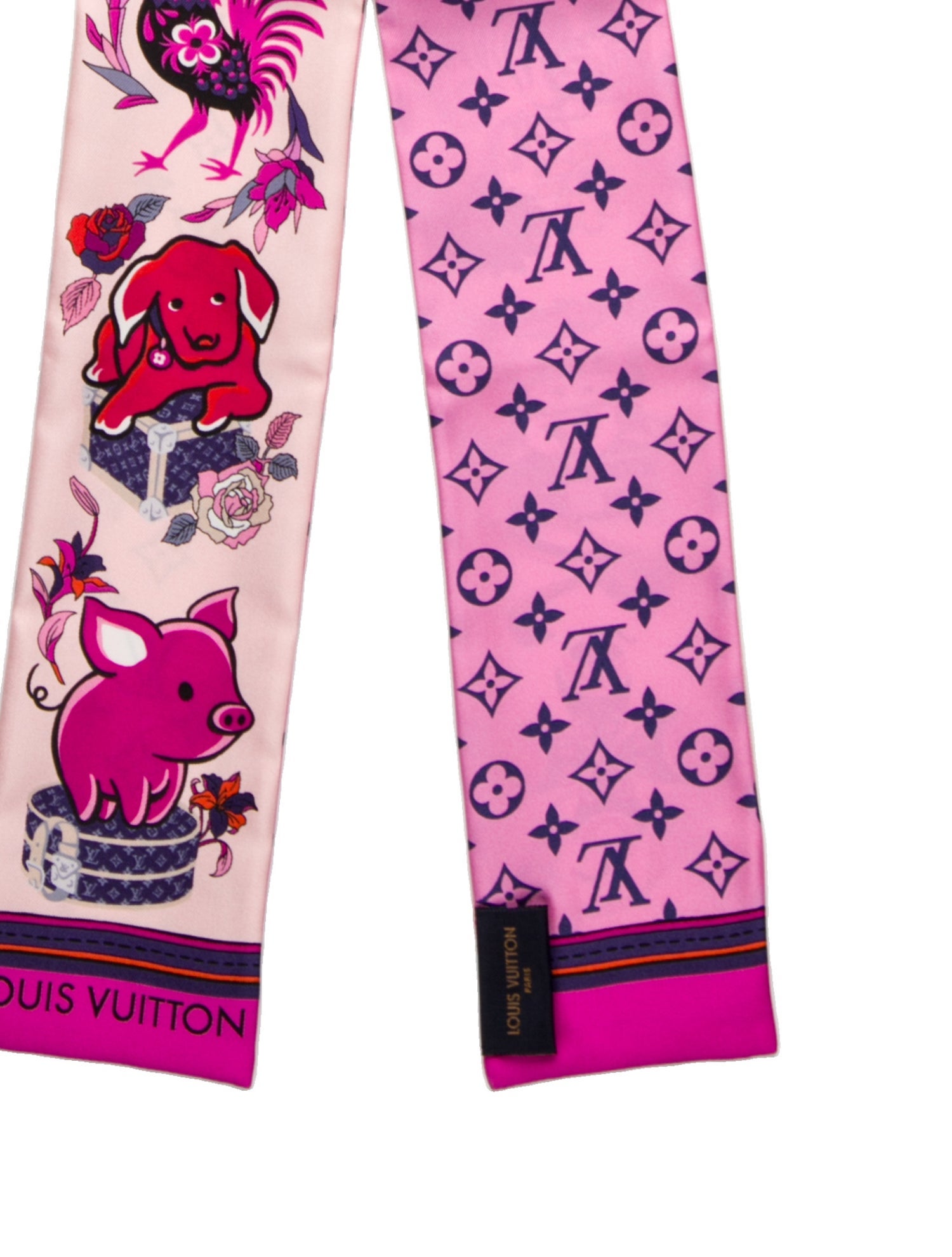 Louis Vuitton Superstition Bandeau Silk Scarf w/ Tags