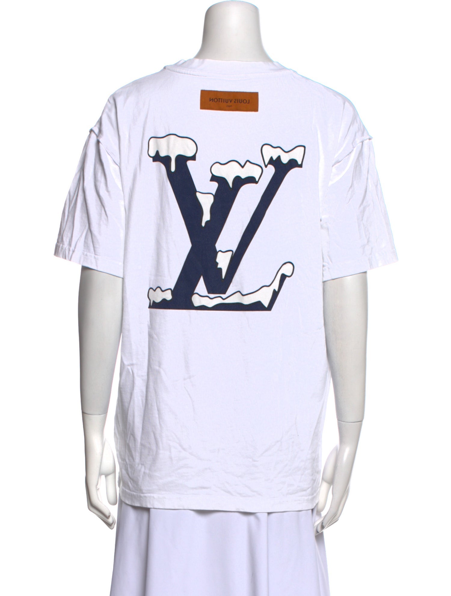 Louis Vuitton 2022 'Amen Break' Snow LV 'Do A Kickflip' T-Shirt
