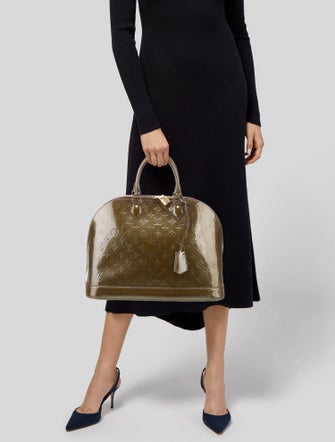 Louis Vuitton Vernis Patent Leather Alma GM