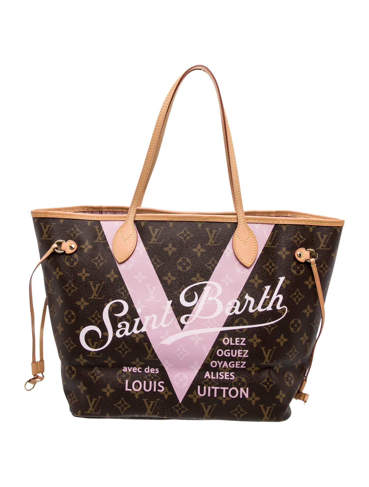 Louis Vuitton LV Monogram Neverfull w/Pouch MM