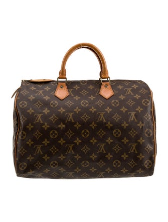 Louis Vuitton LV Monogram Speedy 35 Vintage