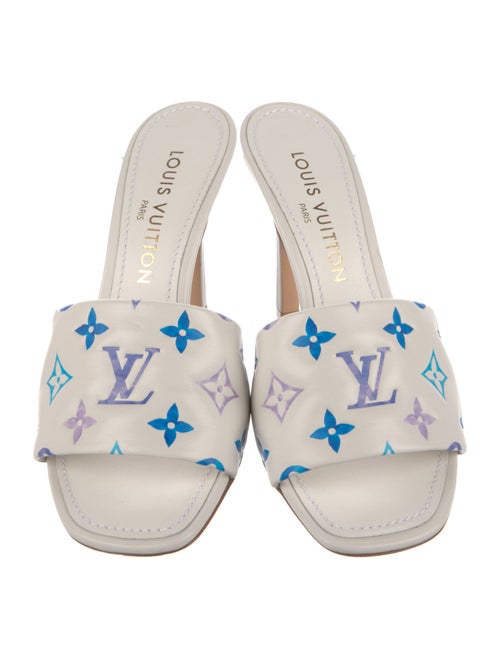 Louis Vuitton Monogram Pattern Leather Slides