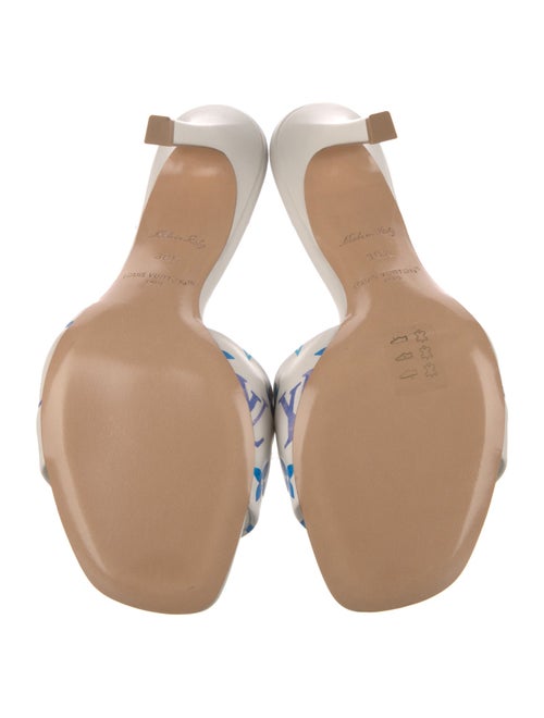Louis Vuitton Monogram Pattern Leather Slides