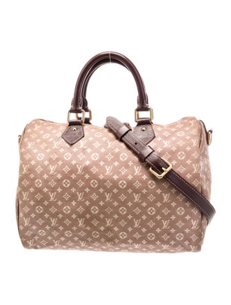 Louis Vuitton Monogram Mini Lin Speedy Bandouliere 30