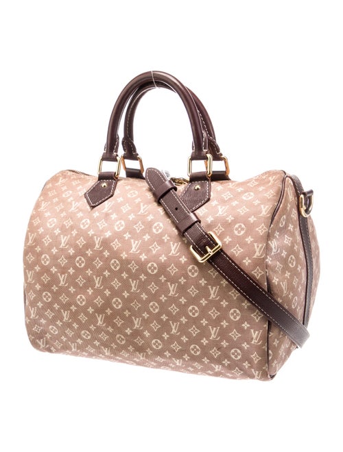 Louis Vuitton Monogram Mini Lin Speedy Bandouliere 30